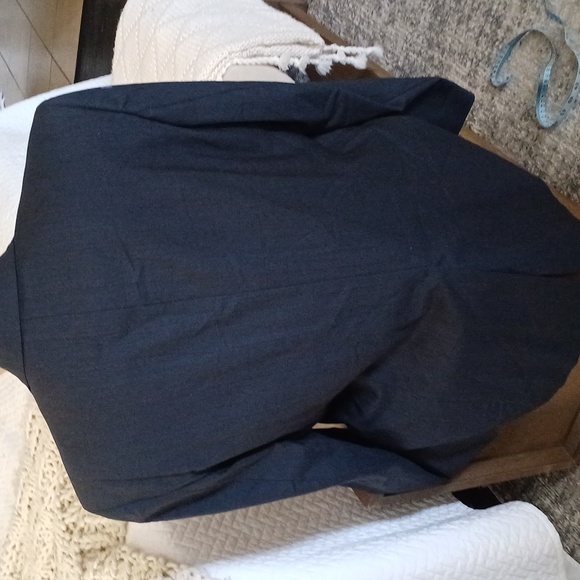 Burberry Vintage Navy Blue 100% Wool Suit Jacket 44 Burberrys - Picture 5 of 16